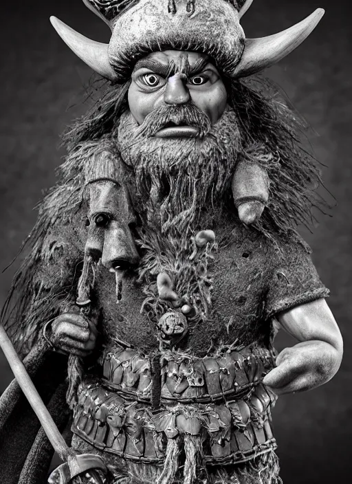 Image similar to 8 5 mm f 1. 8 photograph of a claymation mexican viking, highly detailed diorama, by erwin olaf and anton corbijn, smooth, sharp foccus, commercial photography, fashion shoot