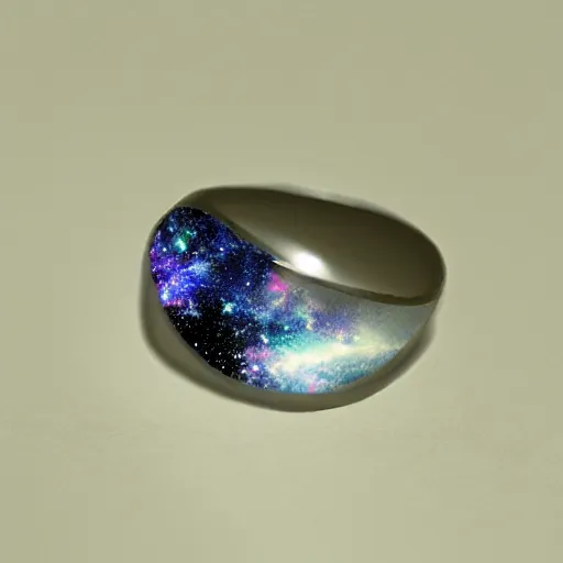 Image similar to a galaxy inside a ring