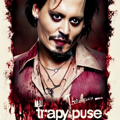 Image similar to johnny depp as a vampire, true blood