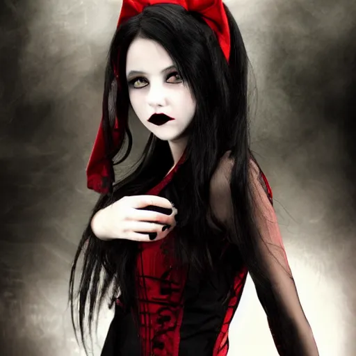 Image similar to vampire girl photo