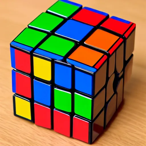 Prompt: the unsolvable rubik's cube