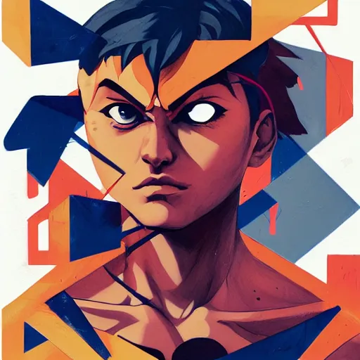 Image similar to Claw of Street Fighter 4 profile picture by Sachin Teng, asymmetrical, Organic Painting , Violent, Powerful, geometric shapes, hard edges, energetic, graffiti, street art:2 by Sachin Teng:4