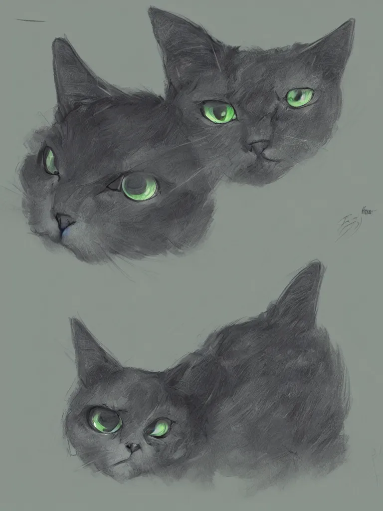 Prompt: cats with neon eyes by disney concept artists, blunt borders, rule of thirds