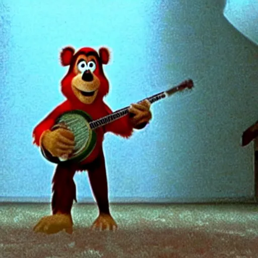 Image similar to banjo kazooie in the movie The Shining (1980)