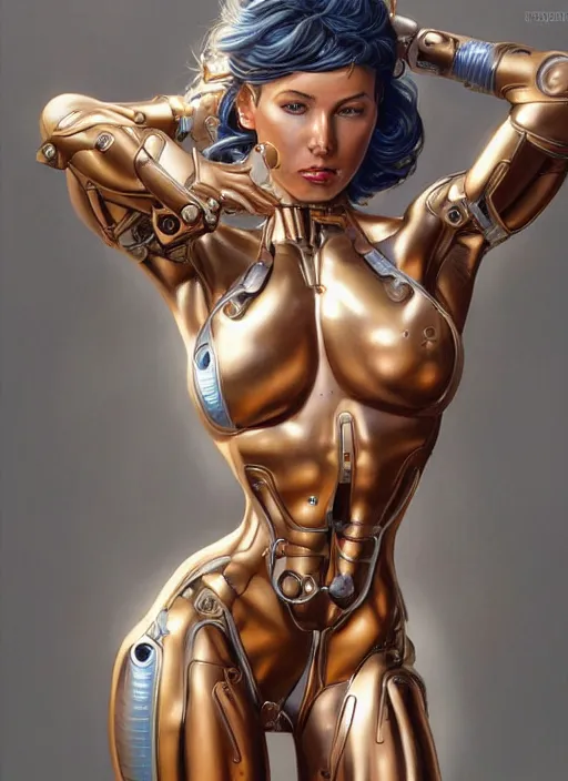 Prompt: fully body, stunningly beautiful woman cyborg by sorayama, intricate, highly detailed, centered, digital painting, artstation, concept art, smooth, sharp focus, illustration, artgerm, donato giancola, Joseph Christian Leyendecker, WLOP, Artgerm