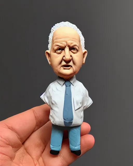 Image similar to david ben - gurion, stop motion vinyl figure, plastic, toy