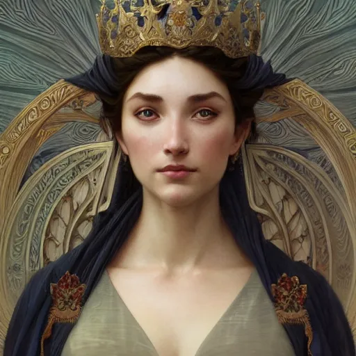 Prompt: queen of stovokor, intricate, elegant, highly detailed, digital painting, artstation, concept art, smooth, sharp focus, illustration, art by artgerm and greg rutkowski and alphonse mucha and william - adolphe bouguereau