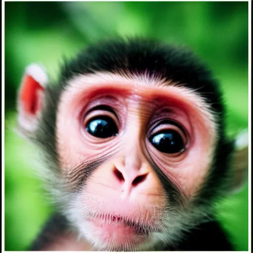 Image similar to cute baby monkey photo, KODAK Ektar 100