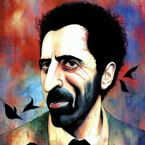 Image similar to Serj Tankian by Dave McKean