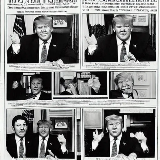 Image similar to Trump drunk in the Oval Office, newspaper picture, pulitzer-prized photo