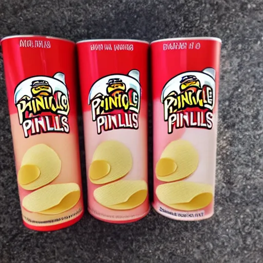 Prompt: skin - flavored pringles