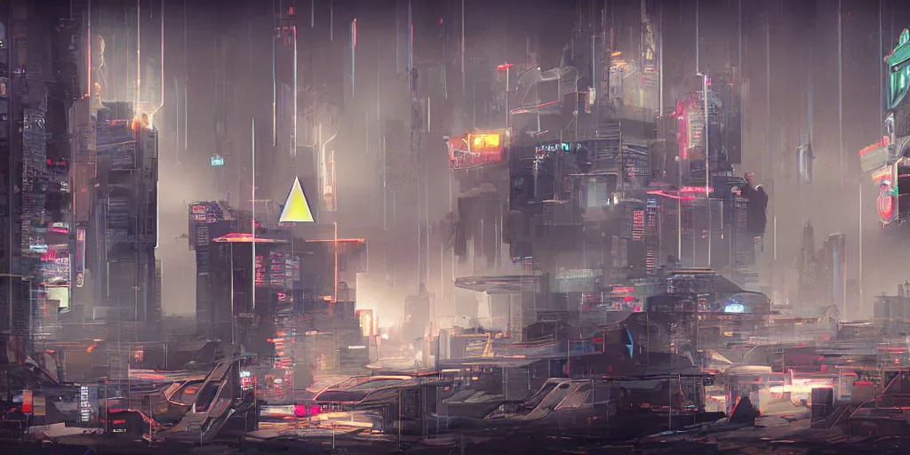 Prompt: equilateral cyberpunk