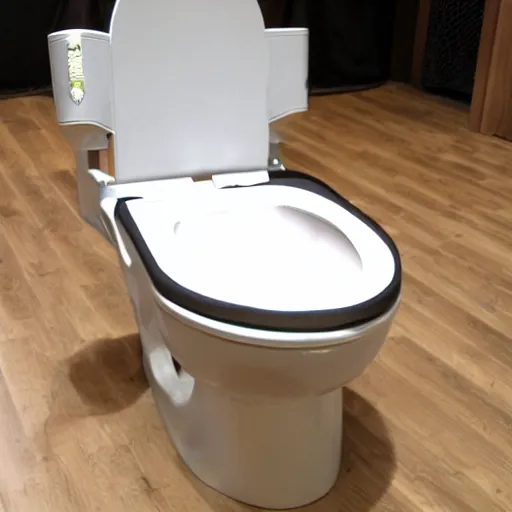 Image similar to gaming chair toilet c 3 p 0