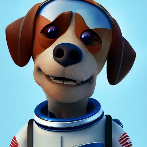 Prompt: astronaut dog by Disney Pixar, highly detailed, Pixar renderman, cgsociety, artstation, trending on ArtStation