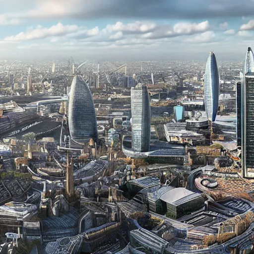 Image similar to London in 2050