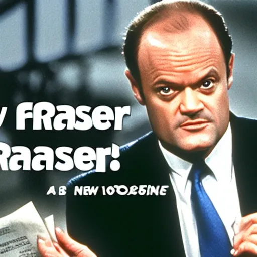 Prompt: a new episode of Frasier