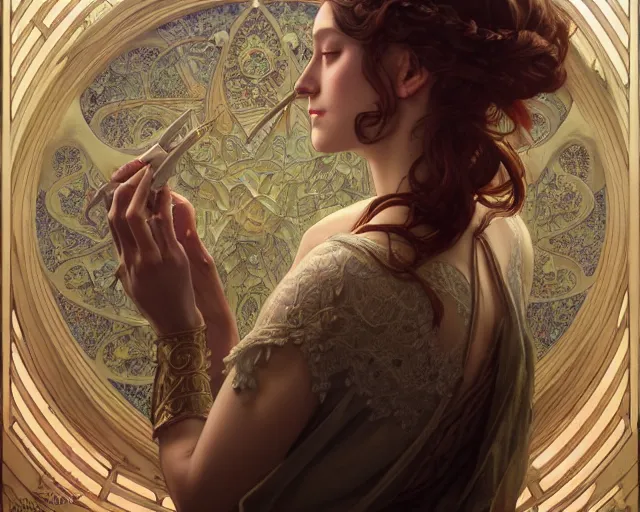 Image similar to photography of cfa voysey, deep focus, d & d, fantasy, intricate, elegant, highly detailed, digital painting, artstation, concept art, matte, sharp focus, illustration, hearthstone, art by artgerm and greg rutkowski and alphonse mucha