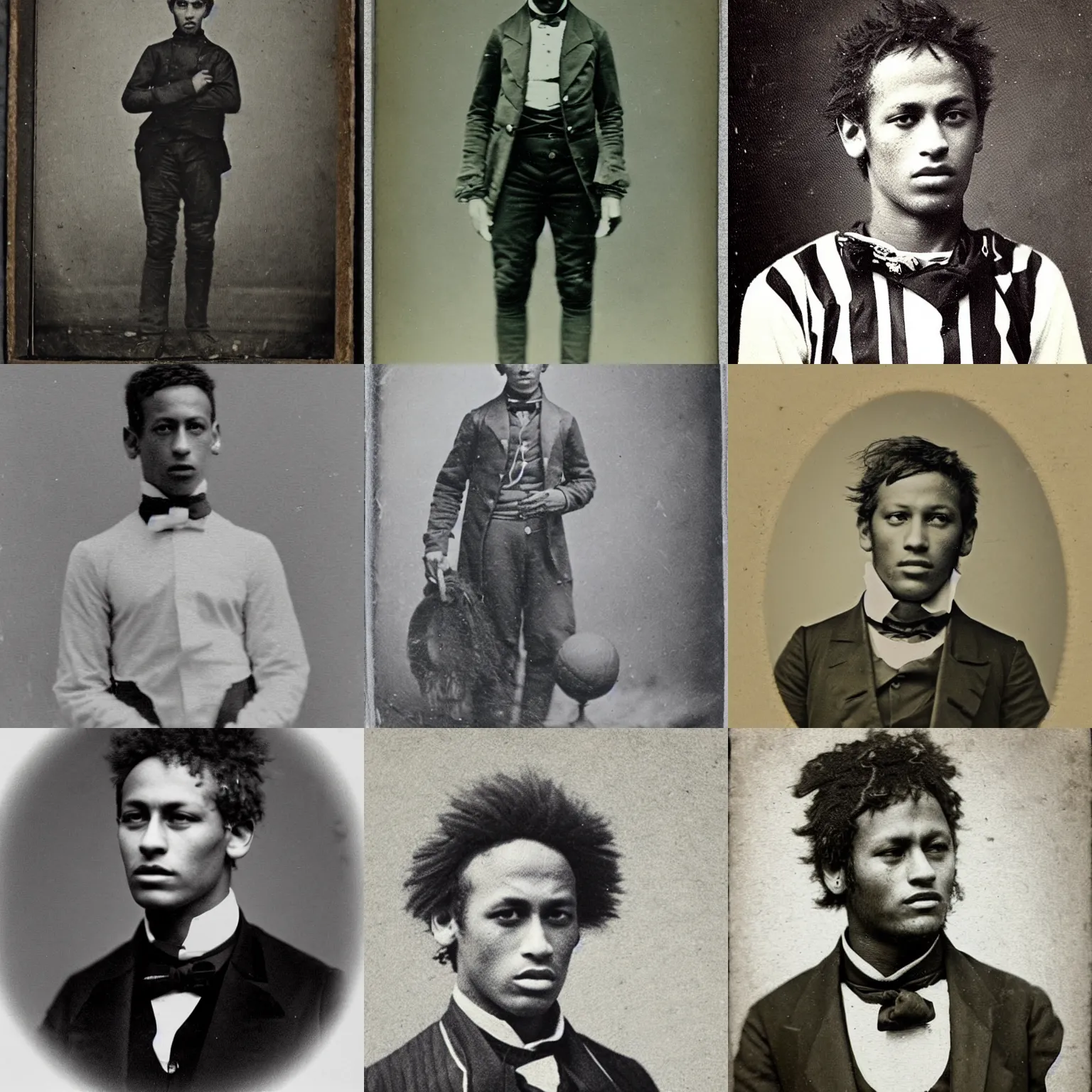 Image similar to neymar, 1860s photograph