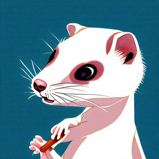 Image similar to ferret manga style