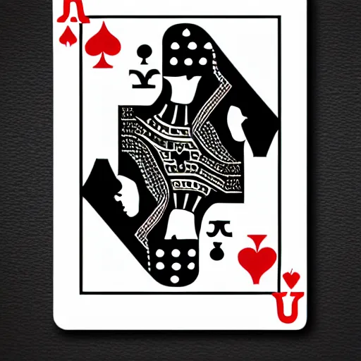 Prompt: jack of clubs card futuristic ultrarealistic center of card blank background