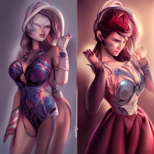 Image similar to mashup by artgerm