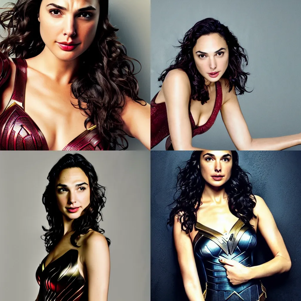 Prompt: gal gadot by greg mike