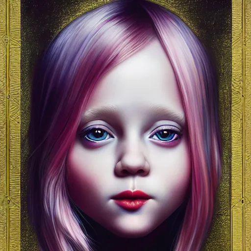 Prompt: Stockholm city portrait, albino girl, Pixar style, by Tristan Eaton Stanley Artgerm and Tom Bagshaw.