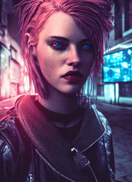 Image similar to portrait, 3 5 mm lomography, bouncer, gang clothing, fashion, id magazine, hyperrealism, detailed textures, photorealistic, 3 d cyberpunk apocalyptic city, ultra realistic, cinematic, intricate, cinematic light, unreal engine 8 k,, david kostic, artgerm