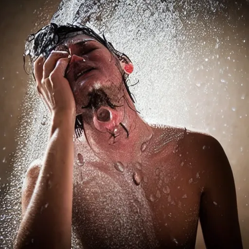 Image similar to an emotional shower