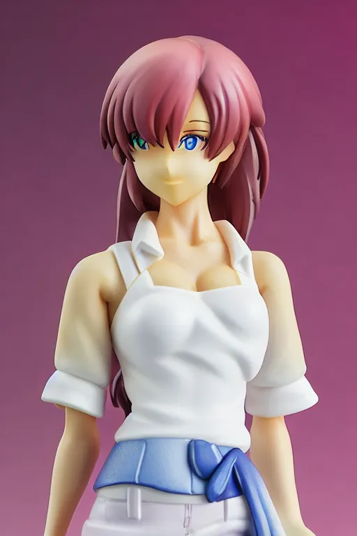 Prompt: figurine of walmart wearing an elegant summer blouse, personification, embodiment of concept, symbolization, official store photo, commercial photo, featured on amiami, lovecraftian, 8 k, 8 5 mm, beautiful composition