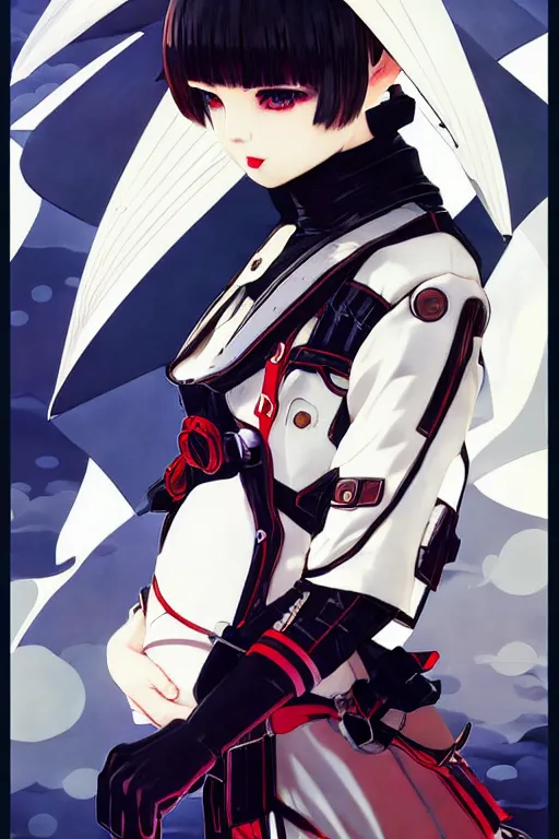 Prompt: ilya kuvshinov anime illustration of reol, last exile,, murata range, fine detail, perfect anime face, dramatic lighting, dynamic composition, moody, art deco, cel shading, vivid, stippled lighting, rich texture, yoshinari yoh, alphonse mucha, takashi murakami, ( ( ( colorful ) ) )