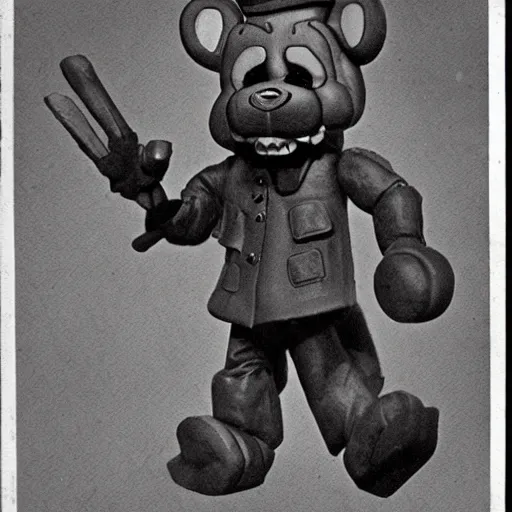 3D file Shadow Freddy papercraft from Five Nights at Freddy's