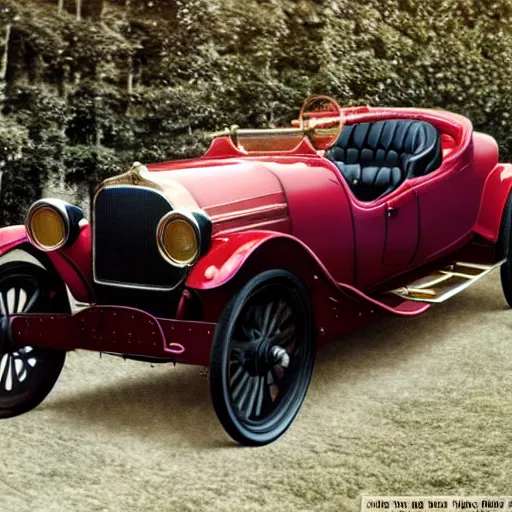 Prompt: a Photorealistic hyperrealistic car from 1920