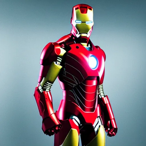 Prompt: ironman with a female body shape