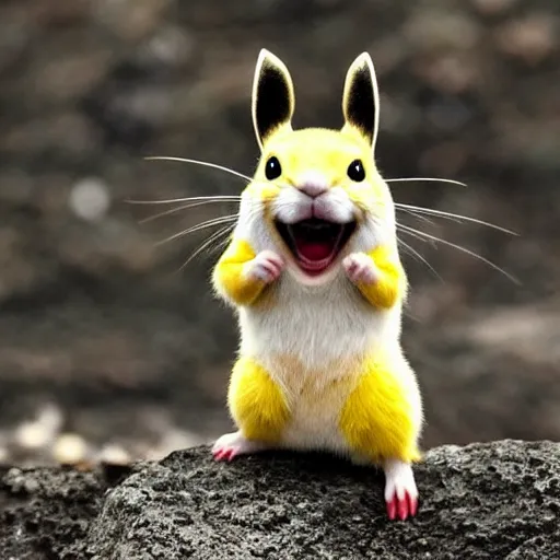 Prompt: pika screaming