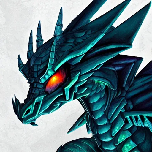 Image similar to ender dragon artwork