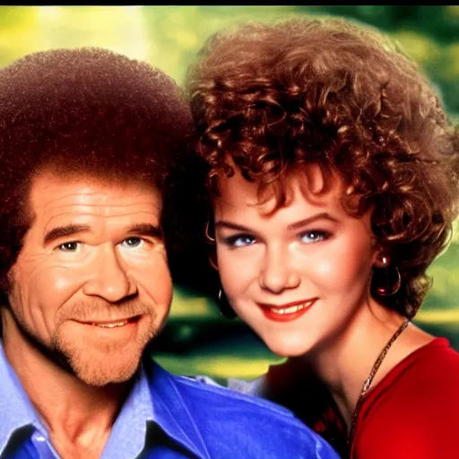 Image similar to bob ross dirty dancing