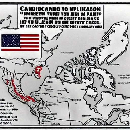 Image similar to invasion of canada by the usa plans 1 9 5 0 s