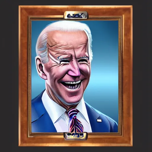 Image similar to joe biden drawn in the style of dragon ball z