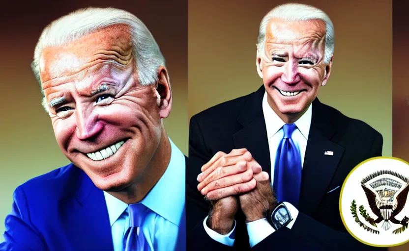 Prompt: Joe Biden in the style of JoJo's Bizarre Adventure
