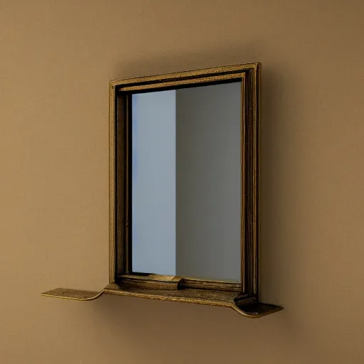 Image similar to mirror reflecting itself, artistic, trending on artstation