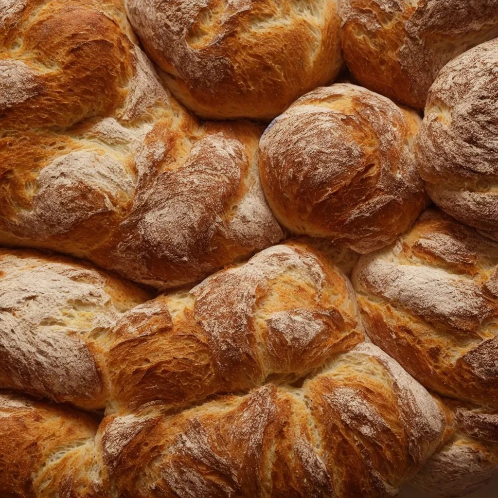 Prompt: bread texture