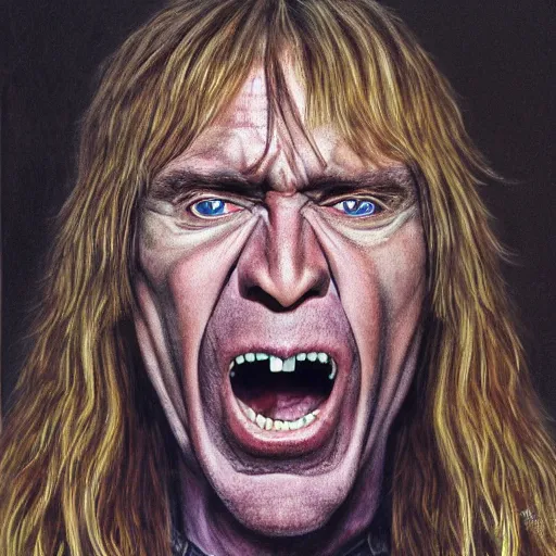 Image similar to Eddy from Iron Maiden, ultrarealistic portrait