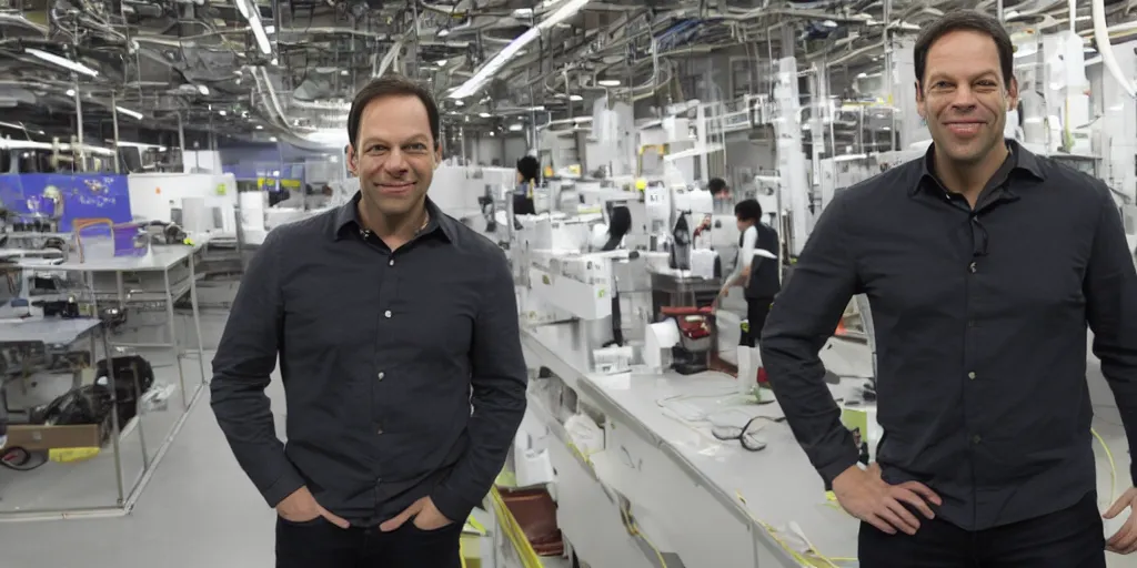 Prompt: phil spencer, microsoft, phil spencer, in an asian factory, fantasy, games 3 d, unreal, amazing detali 4 k