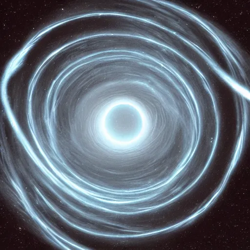 Image similar to light behind a black hole detected for the first time