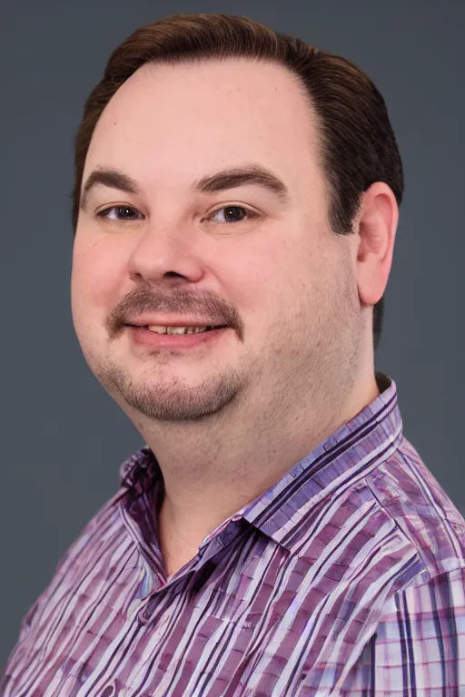 Image similar to rich evans, head and shoulders studio photo