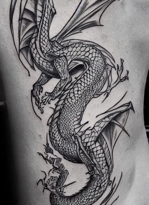 Dragon Tattoo Design For Men On Chest HD Tattoos For Men Wallpapers  HD  Wallpapers  ID 77242