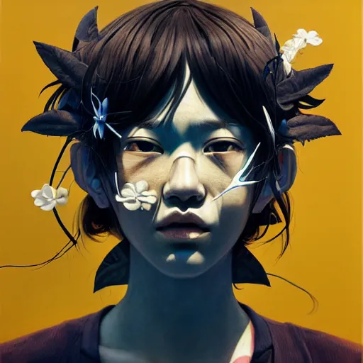 Prompt: citizen portrait soft light painted by james jean and tooth woo, inspired by cowboy bebop anime, smooth face feature, intricate oil painting, high detail illustration, sharp high detail, manga and anime 1 9 9 9