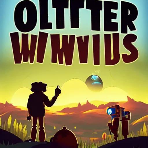 Image similar to outer wilds venture, poster