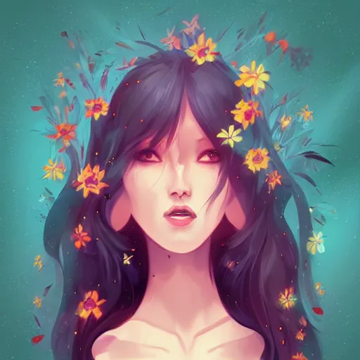 Image similar to the joy of life, by ross tran, a simple vector based illustration, artgerm